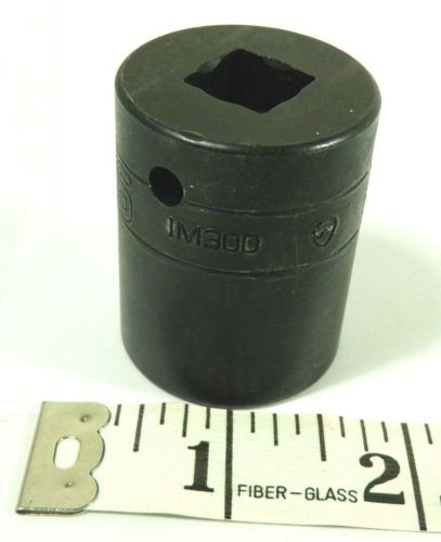 Snap-On #IM300 Shallow Impact Socket 15/16&#034;, 6-Point, 1/2&#034; Drive, Used~ (Off4R)
