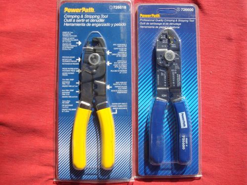 2 PROFESSIONAL FEDERAL MOGUL POWERPATH USA MFG IGNITION WIRE STRIPPERS CRIMPERS
