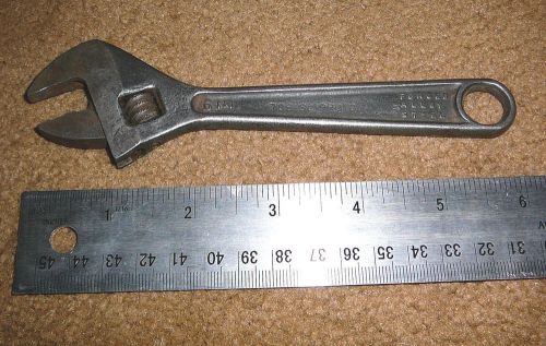 Vintage proto 6 in.706-sl black oxide finish,clik-stop adjustable wrench usa for sale
