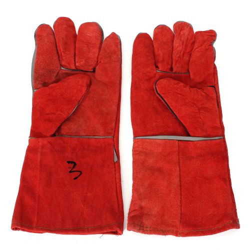 Welding Gloves Cowhide Electric Leather Welding Protective Gloves