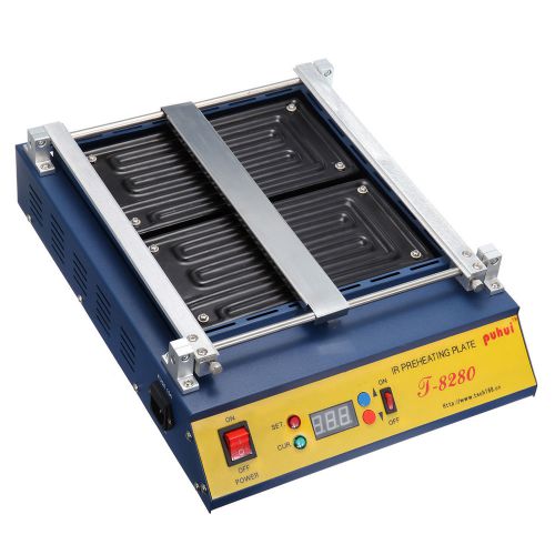 110V Infrared IR Preheating Oven T8280 PCB board BGA SMD Preheater 0-450°C