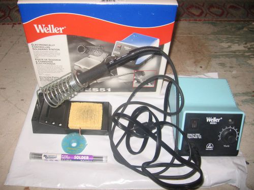 Weller WES51 Analog Soldering with FREE solder and de-solder braid