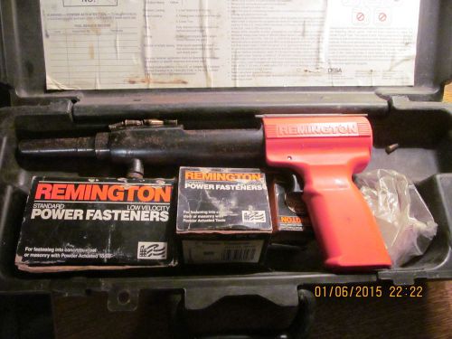 Remington Low Velocity Powder Actuated Fastening Tool, Stud Nail Gun, Model 494