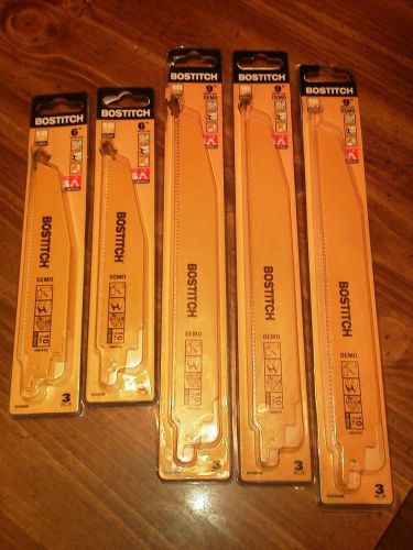 Bostitch SawsAll Blades. 10 TPI Bi-Metal Lot of 15 Brand New