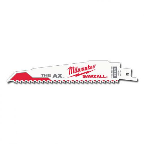 Milwaukee SAWZALL BULK 48-01-7021 6&#034; 5 TPI The AX Sawzall Blade (100 Pk)