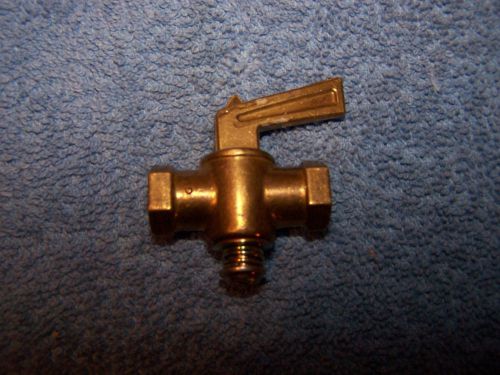Antique style female to female brass on/off ball valve 1/4&#034;