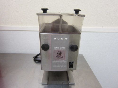 BUNN LP62 COFFEE GRINDER DOUBLE HOPPER