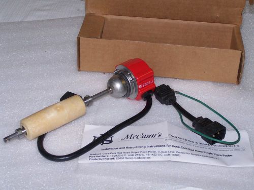 Mccann&#039;s probe/float control # 16-1422 coke red 115v float assembly conversion for sale