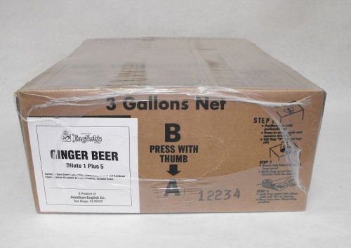 3 Gal BIB Moscow Mule GINGER BEER Premium SYRUP for Soda Guns &amp; Fountains