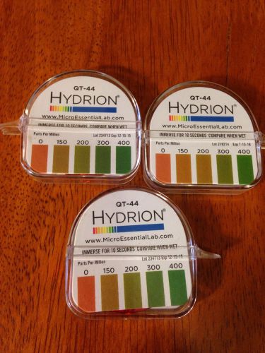 Hudrion qt-44 quatrrnary sanitizer test papers 0-400ppm kitchen dishwasher for sale