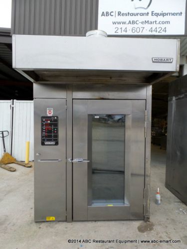 Hobart baxter hba2g rotating double rack oven natural gas bakery used cookies for sale