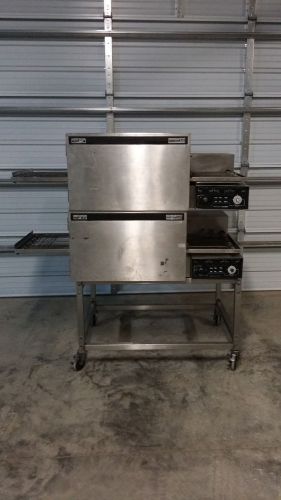 Lincoln impinger ii 18&#034; double pizza conveyor oven 1132 conveyorized 1100 series for sale