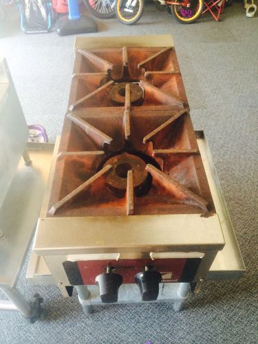 Southbend Stock Pot Two Dual Burner Range AND table!