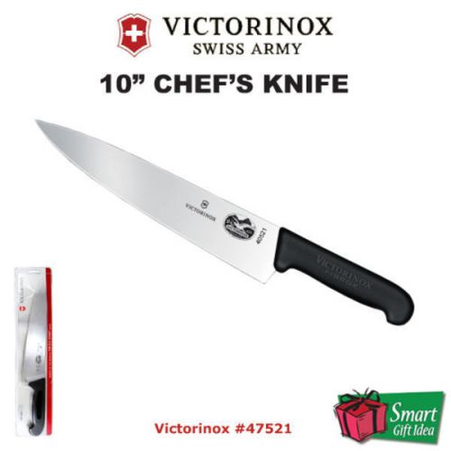 Victorinox 10&#034; Chef&#039;s Knife, W/ Slip Resistance Fibrox Handle #47521