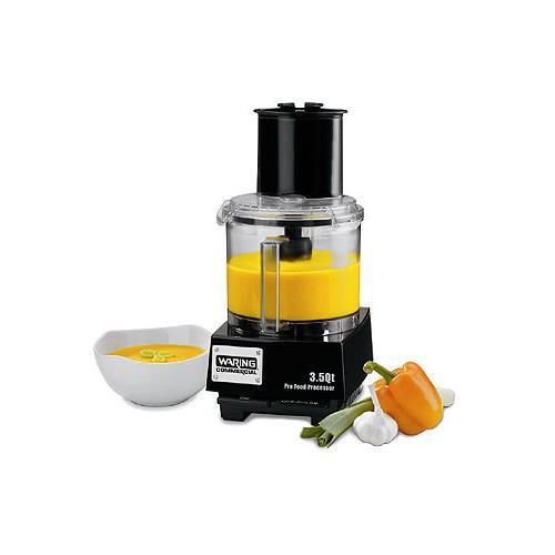 Waring commercial wfp14s batch bowl food processor w liquilock seal system 3.5qt for sale