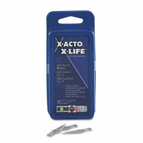 X-acto #11 Bulk Pack Blades for X-Acto Knives, 100/Box (EPIX611)