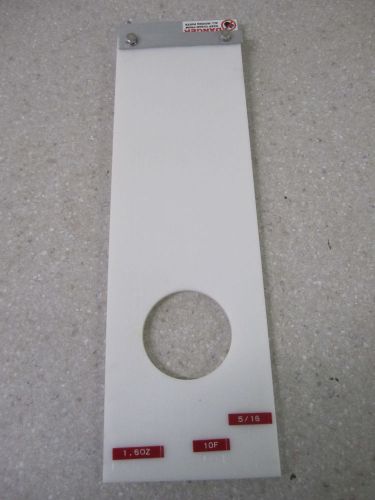 Patty o matic patty maker former forming round plate 1.6oz 10f 5/16 inch for sale