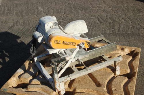 Felker tile master portable wet saw tilemaster 115v-gur for sale