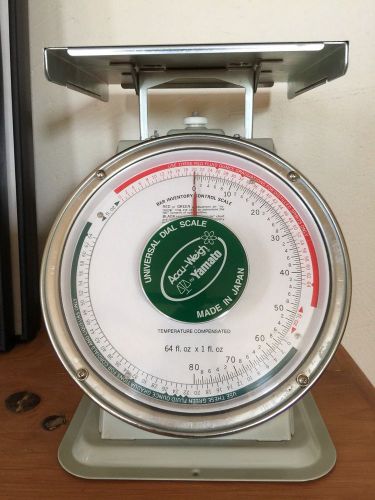 Yamato Accu-Weigh english distilled spirits Bar Inventory Control Dial Scale