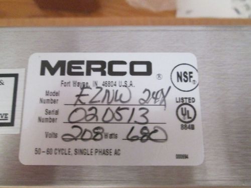 Savoury merco overhead food warmer new 208v/240v single phase for sale