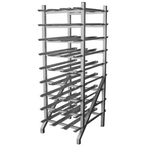 All welded heavy duty can rack aluminum 25&#034;w x 35&#034;l x 71&#034;h aar-craw for sale