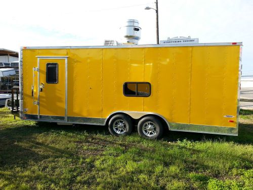 New ta3 8.5x21 bbq enclosed food vending concession trailer for sale
