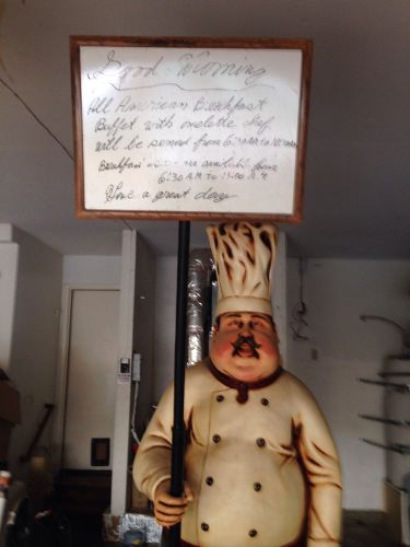 Chef And Sign For Resturant