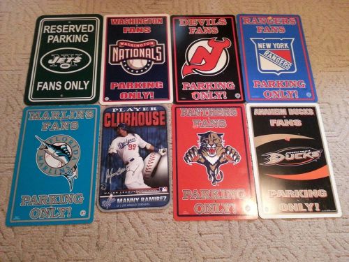 37 Assorted Sports Signs