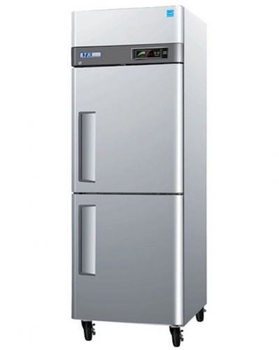 New turbo air 24 cu ft m3 series ss solid door reach in freezer - 2 doors!! for sale