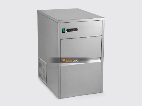 Commercial 60LBS/DAY Free-Standing Stainless Steel Cabinet Automatic Ice Maker