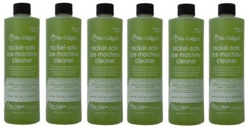 6-lot nu-calgon 4287-34 nickel-safe ice machine cleaner - new oem for sale