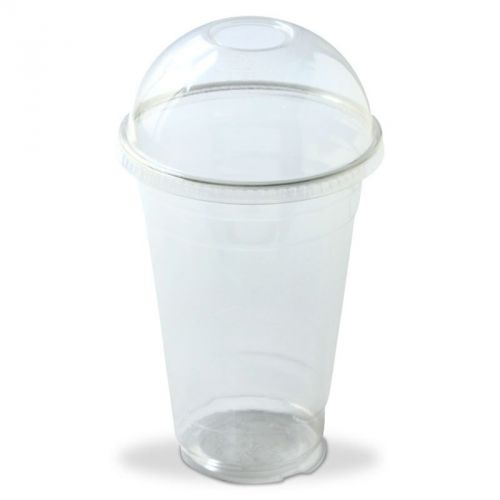 16 / 20 / 24 oz Clear Drink Cup Dome Lids - 1,000 / Case