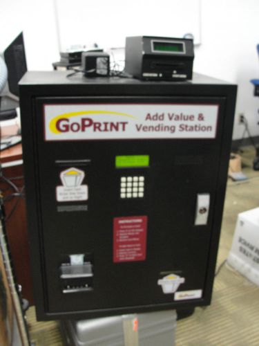 Goprint self-service add value station w/ card reader! for sale