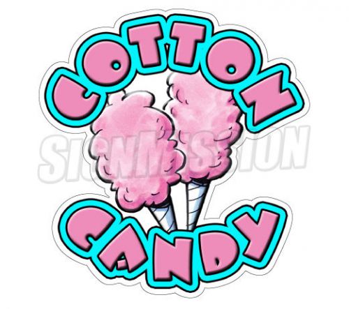 COTTON CANDY Concession Decal sign cart trailer stand sticker equipment