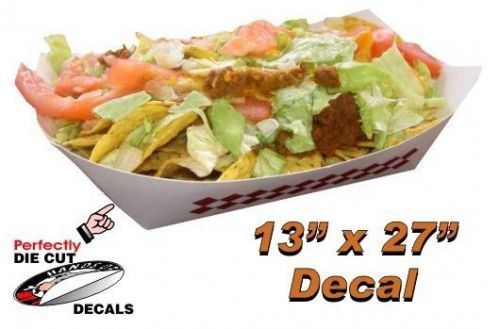 Nachos supreme 13&#039;&#039;x27&#039;&#039; decal to brighten up your used concession trailer for sale