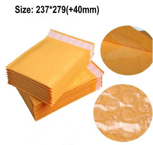 20PCS 237*279mm KRAFT BUBBLE MAILERS PADDED MAILING ENVELOPE BAG SHIPPING SUPPLY