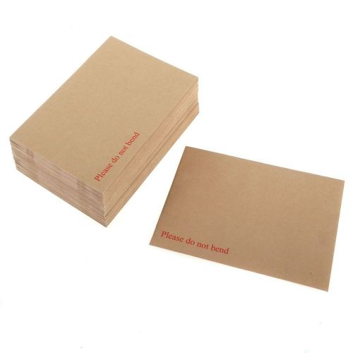 C5/A5 Hard Board Backed Manila Envelopes Peel &amp; Seal 162 x 229mm