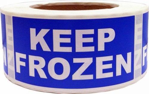 Keep Frozen Labels - 2&#034; by 4&#034; - 1 roll of 500 adhesive stickers for Shipping