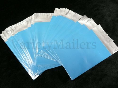 50 blue poly mailer shipping envelope bags  6&#034; x 8.5&#034;  boutique color   6 x 8.5 for sale