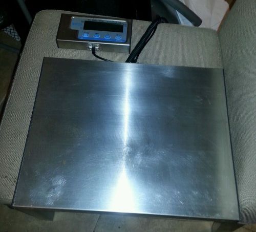 400 lb x 0.2 lb salter brecknell lps 400 portable shipping scale ce approved !! for sale