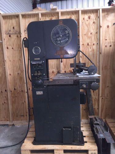 Venerable DoAll Bandsaw and Supply Cabinet