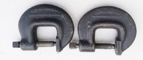 J.h. william&#039;s &amp; co. vulcan #1 clamps forged in usa ( 2 ) for sale
