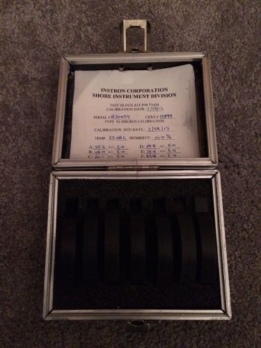 Instron corporation test block kit p/n 71430 for sale