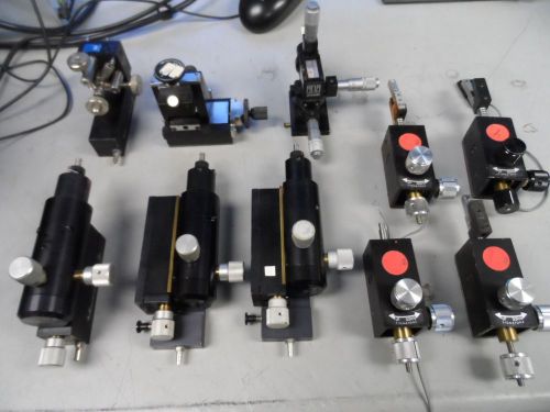 Lot of Ten Probe Positioners Micromanipulator Alessi Signatone