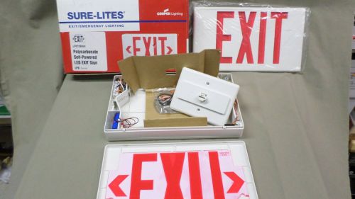 481M Sure-Lites Cooper Emergency Exit Sign LPX70RWH LED Self-Powered NEW in BOX