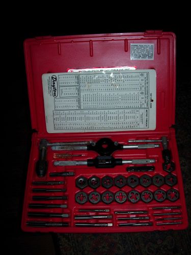 DAYTON 40 PIECE METRIC TAP &amp; DIE SET MODEL 3A141 IN CASE