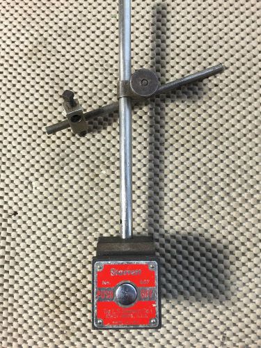 Starrett 657 magnetic base complete set with base, upright post, rod, attachment for sale