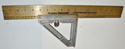 Cruise Industrial Controls Brass metal workers 18&#034; combo square w/magnets