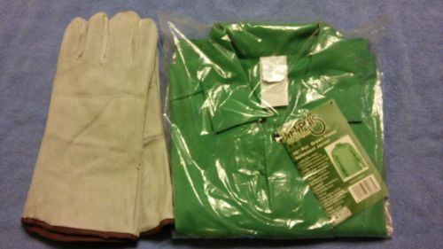 Memphis welding jacket 39030XL size and gloves L size