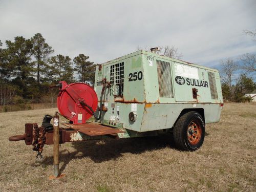 1994 Sullair 250-DPQ-JD Air Compressor Trailer Mounted n Mississippi NO RESERVE